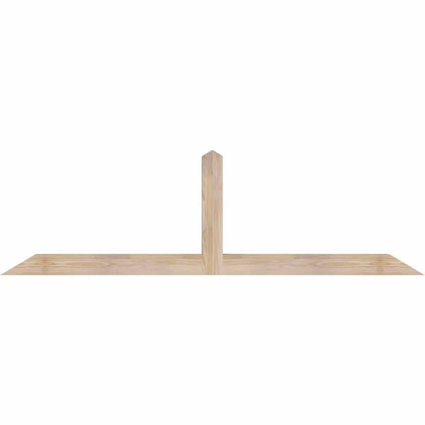 Ekena Millwork Portland Smooth Timber Gable Bracket, Douglas Fir, 72"W x 21"H x 3 1/2"D x 3 1/2"F, 7/12 Pitch GBW072X21X0404POR00SDF - main